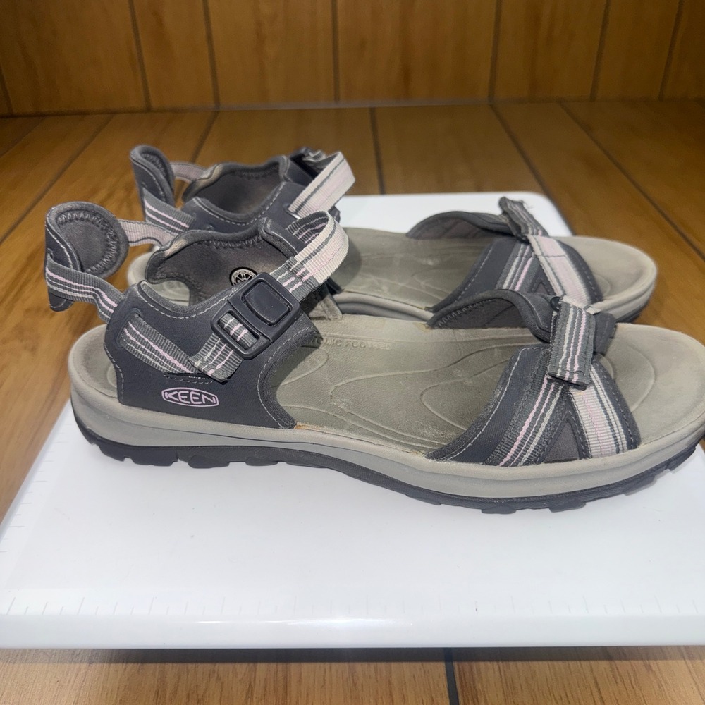 Keen Terradora II Strappy Sandals Womens 11 Magnet Coral‎ Grey Pink 1022448